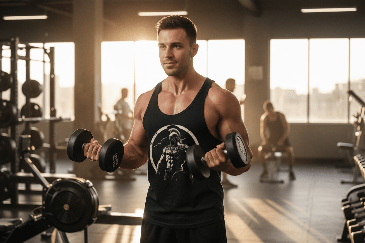 Achilles Tank - Discipline Over Motivation 24/7