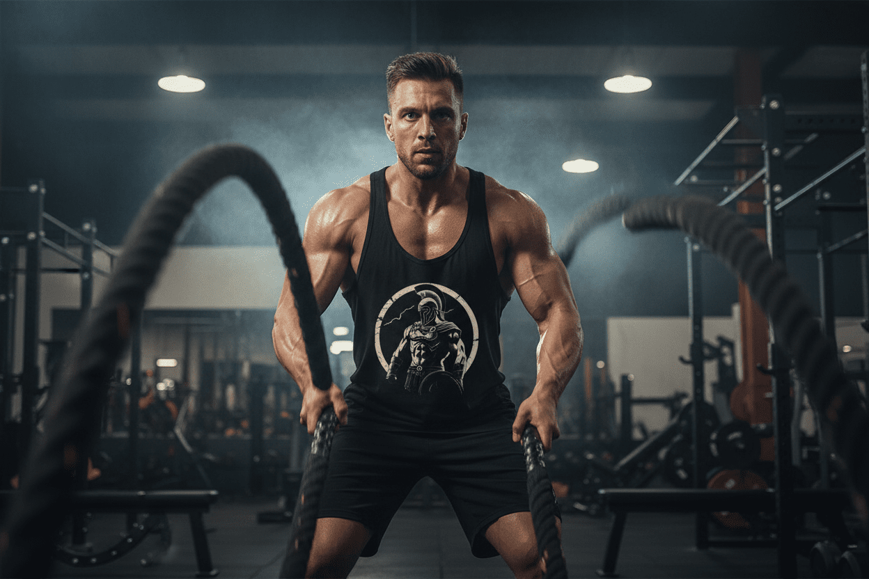 Achilles Tank - Discipline Over Motivation 24/7