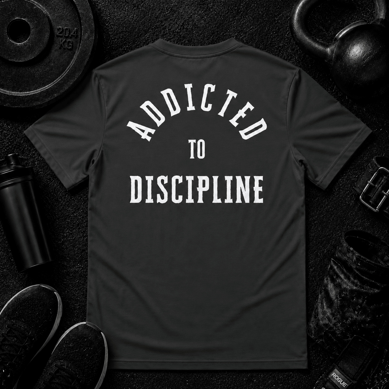 Addicted to Discipline Premium Tee - Discipline Over Motivation 24/7