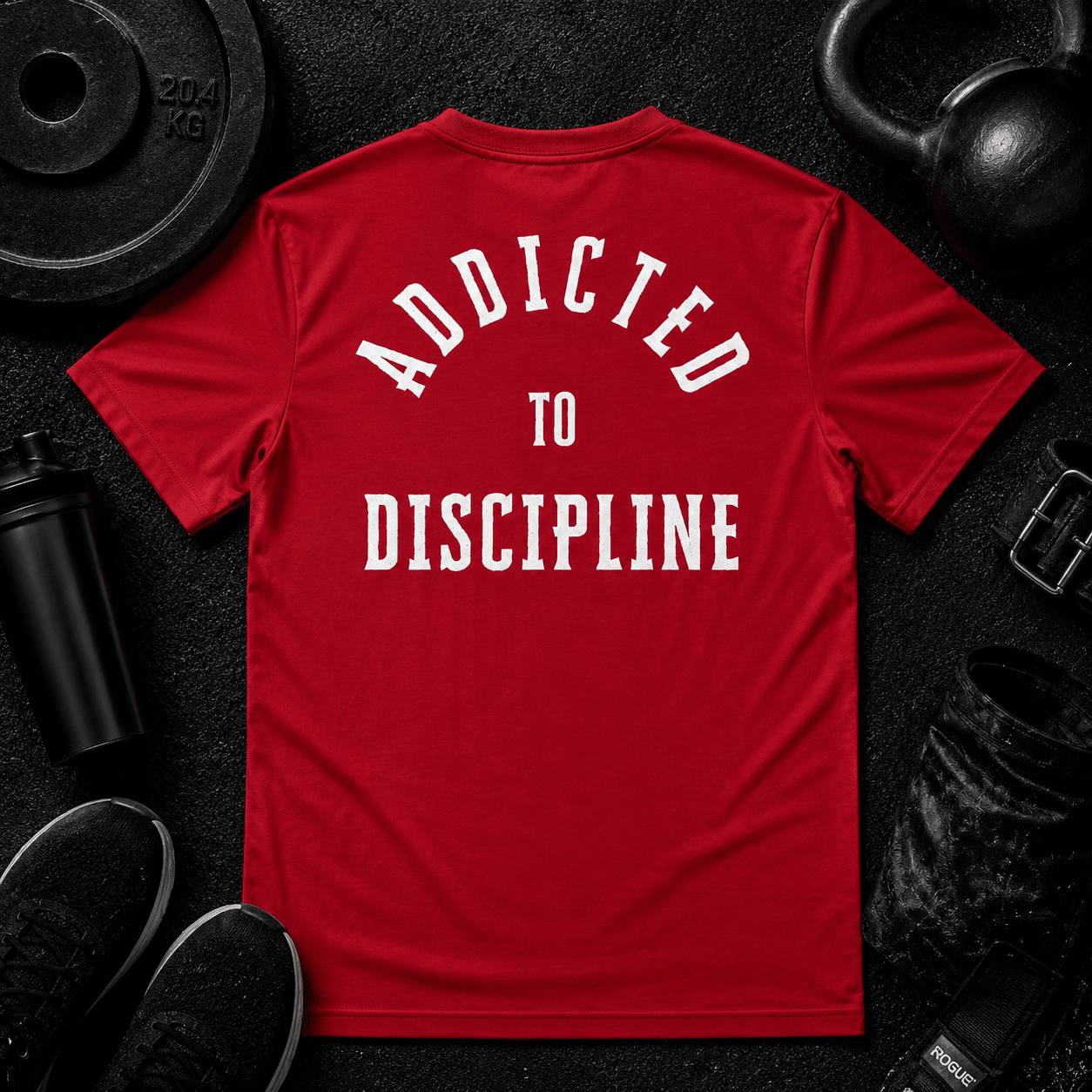 Addicted to Discipline Premium Tee - Discipline Over Motivation 24/7