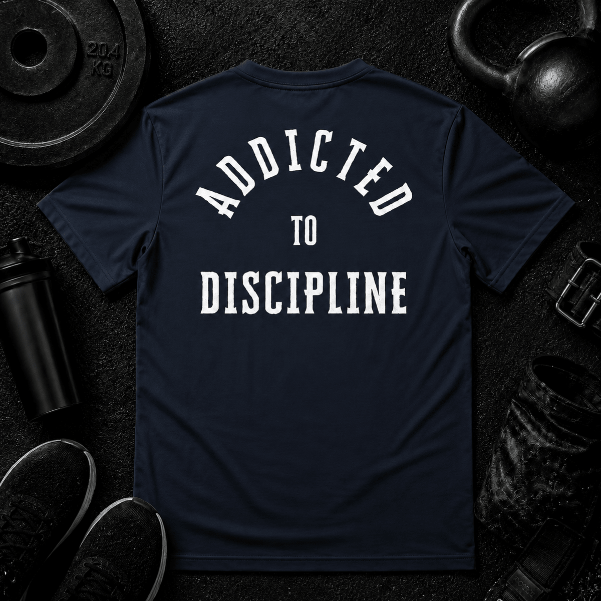 Addicted to Discipline Premium Tee - Discipline Over Motivation 24/7