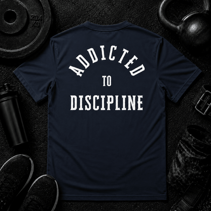 Addicted to Discipline Premium Tee - Discipline Over Motivation 24/7