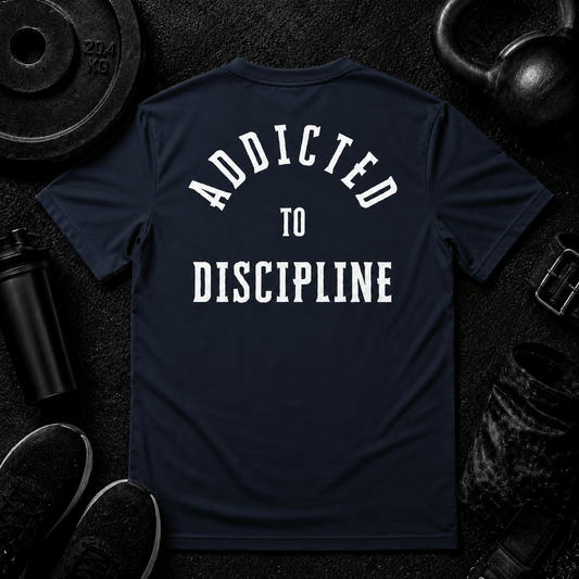 Addicted to Discipline Premium Tee - Discipline Over Motivation 24/7