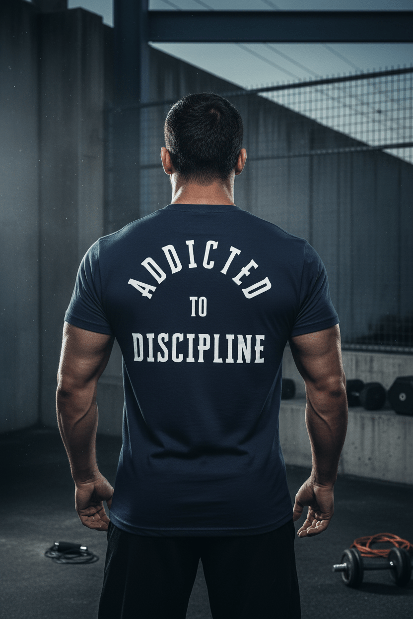 Addicted to Discipline ™ Premium Tee - Discipline Over Motivation 24/7