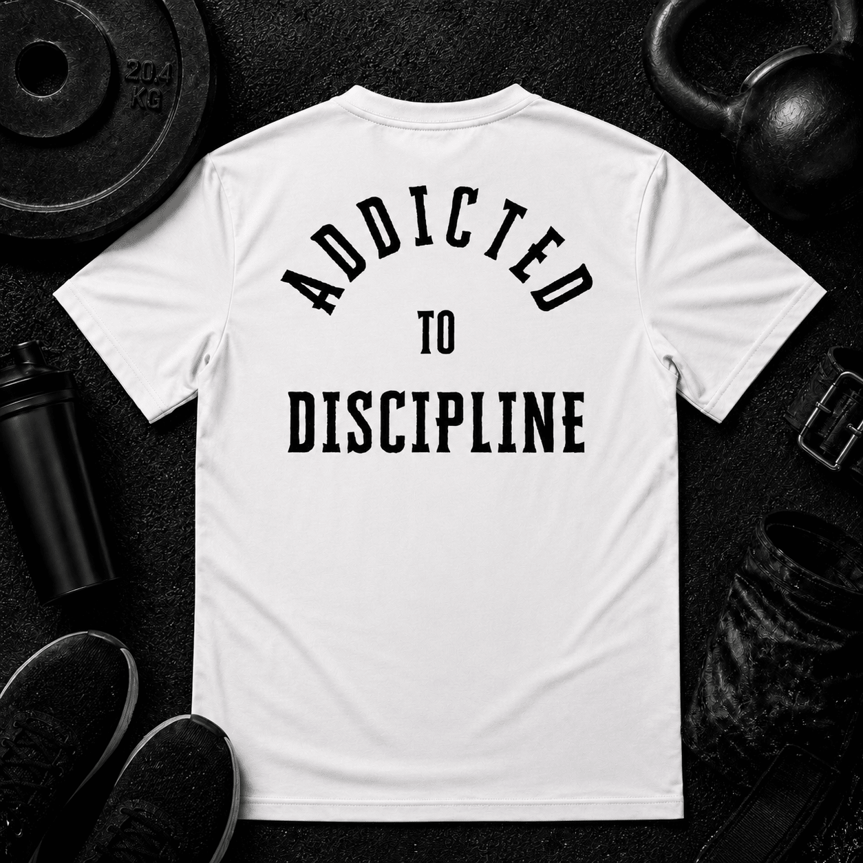 Addicted to Discipline Premium Tee - Discipline Over Motivation 24/7