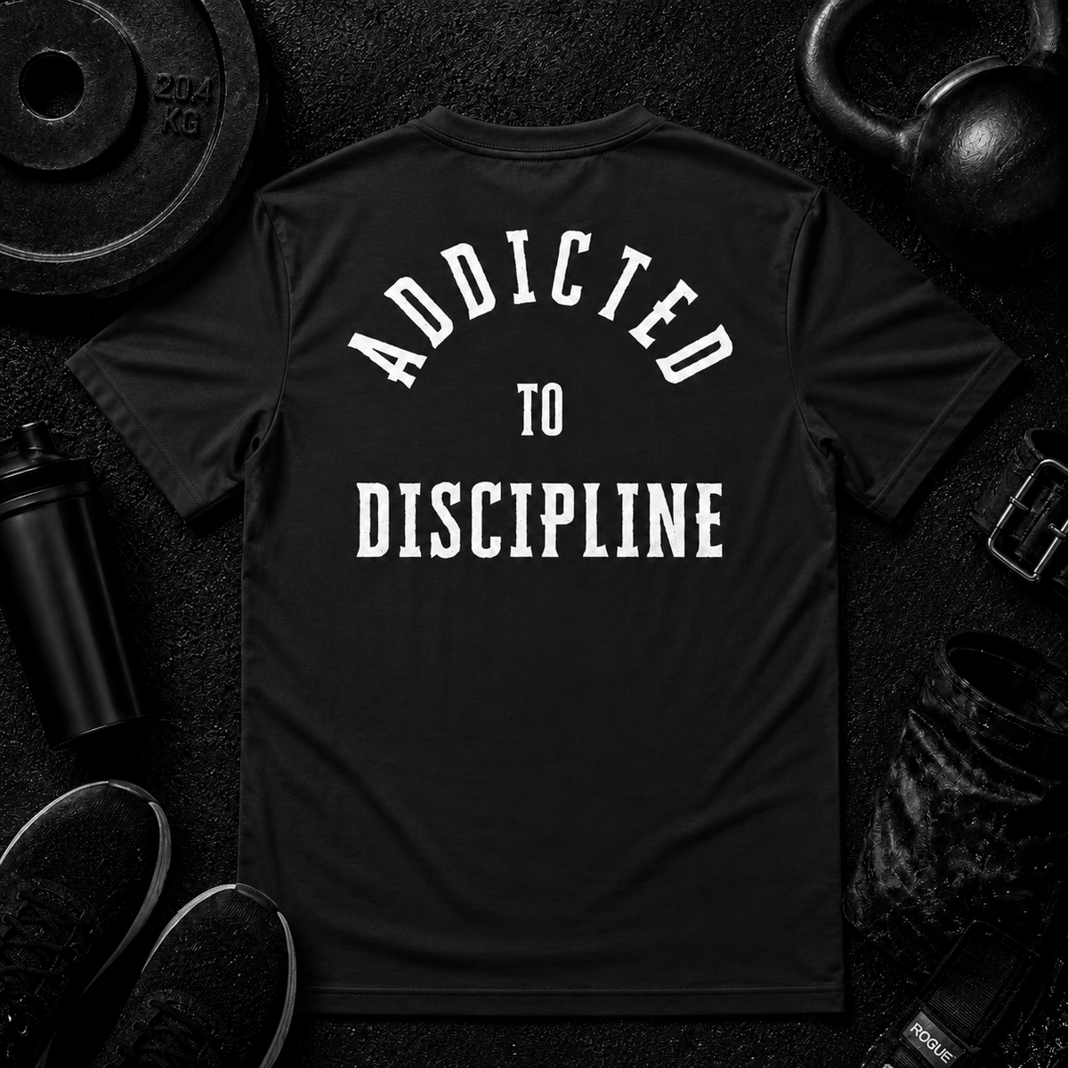 Addicted to Discipline Premium Tee - Discipline Over Motivation 24/7