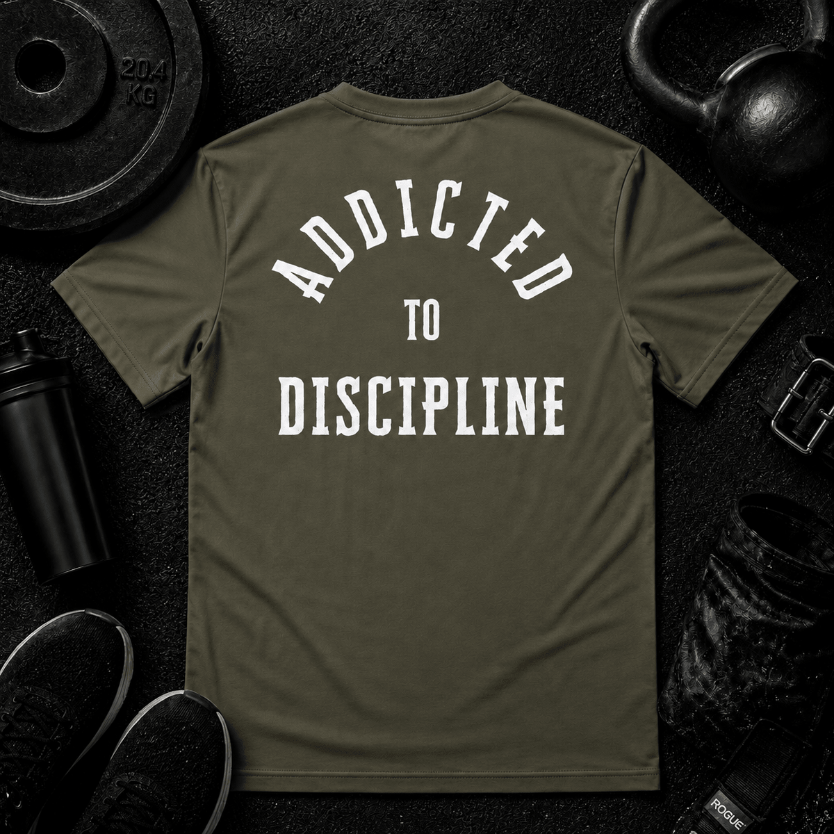 Addicted to Discipline Premium Tee - Discipline Over Motivation 24/7