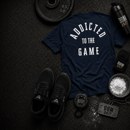 Addicted to the Game Premium Tee - Discipline Over Motivation 24/7