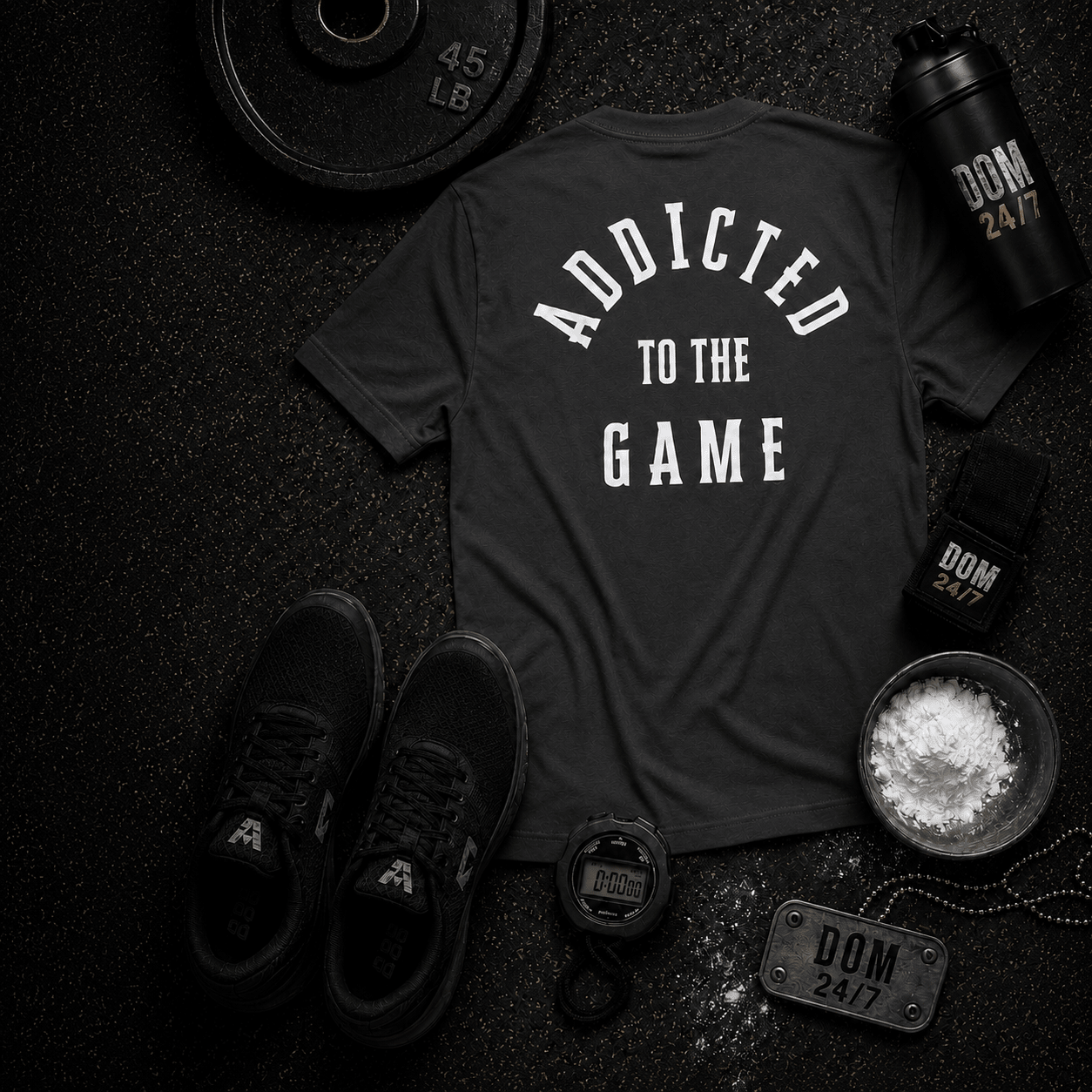 Addicted to the Game Premium Tee - Discipline Over Motivation 24/7
