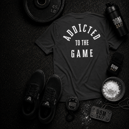 Addicted to the Game Premium Tee - Discipline Over Motivation 24/7