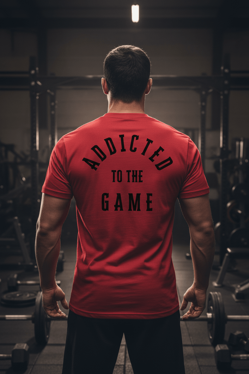 Addicted to the Game Premium Tee - Discipline Over Motivation 24/7