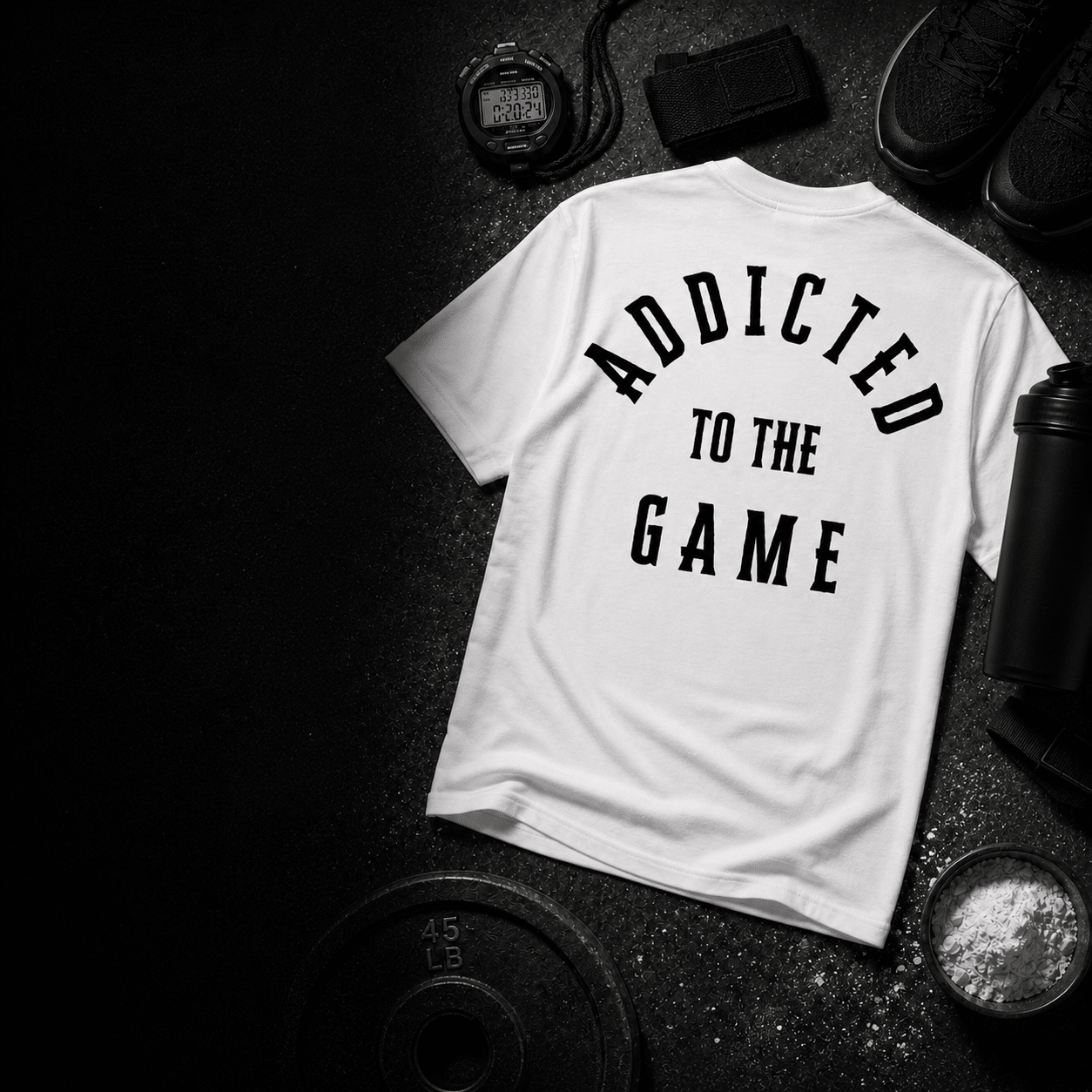 Addicted to the Game Premium Tee - Discipline Over Motivation 24/7