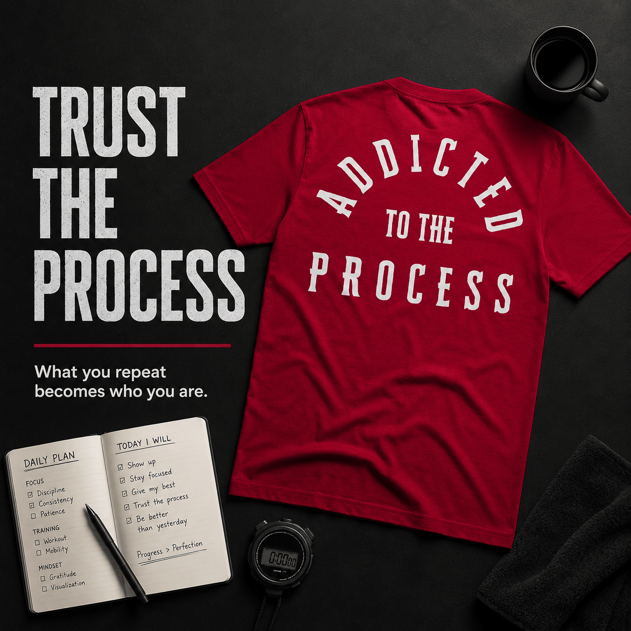ADDICTED TO THE PROCESS - Discipline Over Motivation 24/7