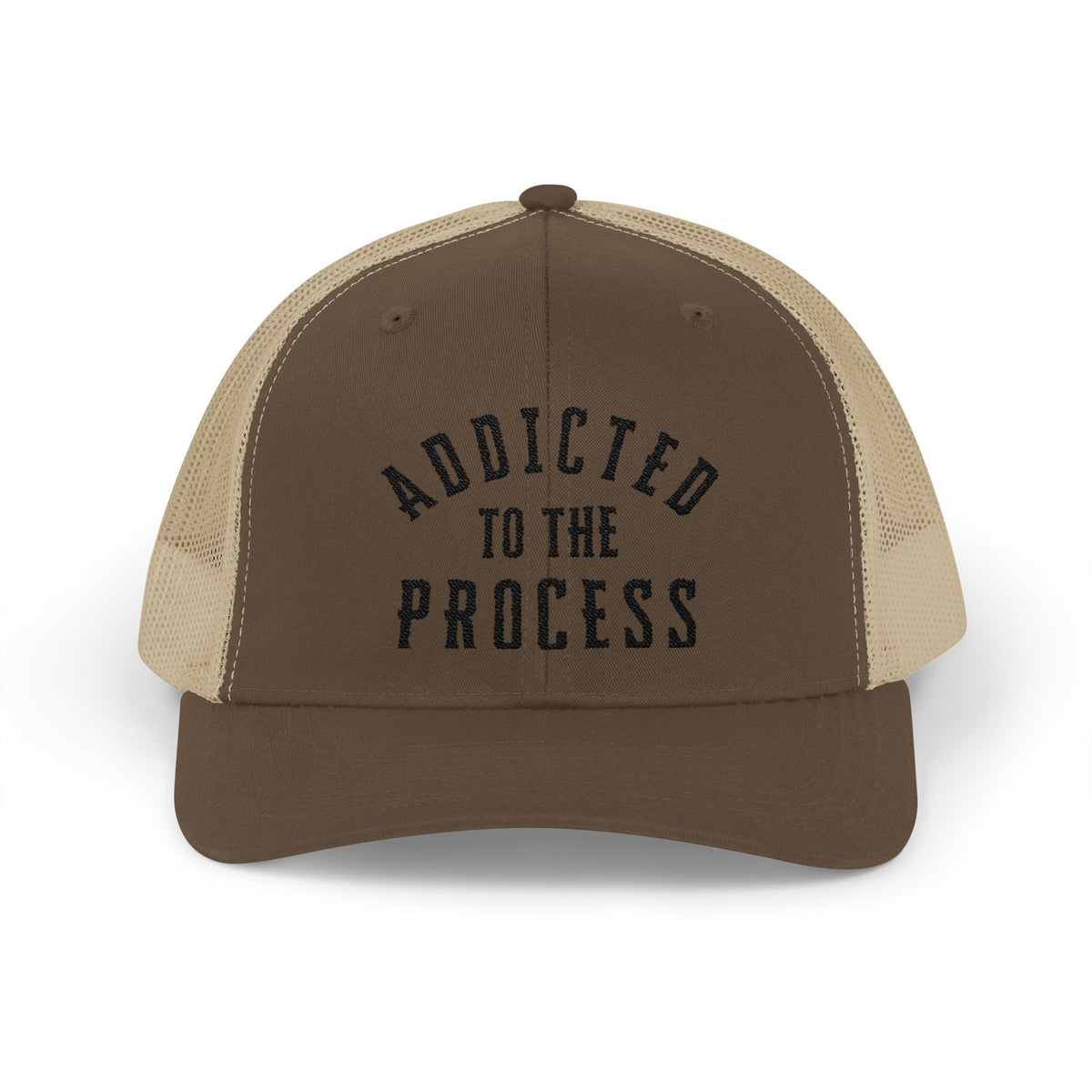 Addicted to the Process Blackout — Trucker Hat - Discipline Over Motivation 24/7