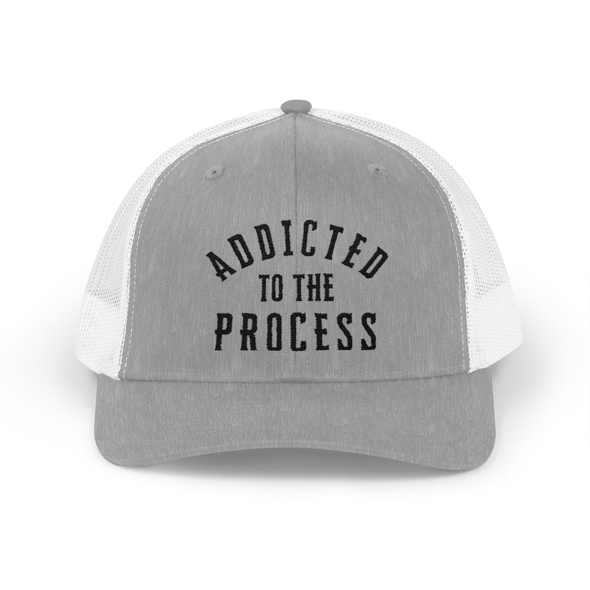 Addicted to the Process Blackout — Trucker Hat - Discipline Over Motivation 24/7