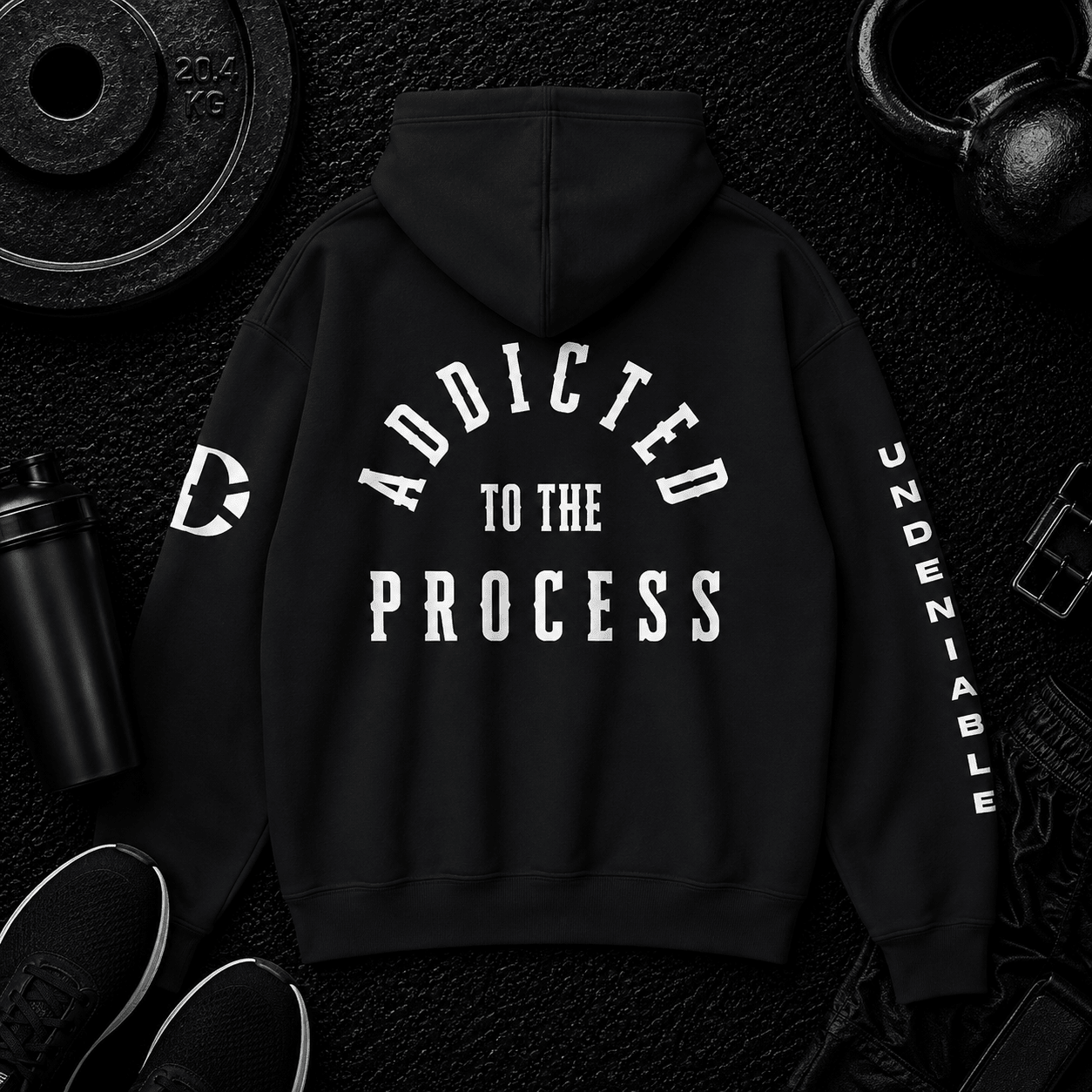 ADDICTED TO THE PROCESS HOODIE - Discipline Over Motivation 24/7