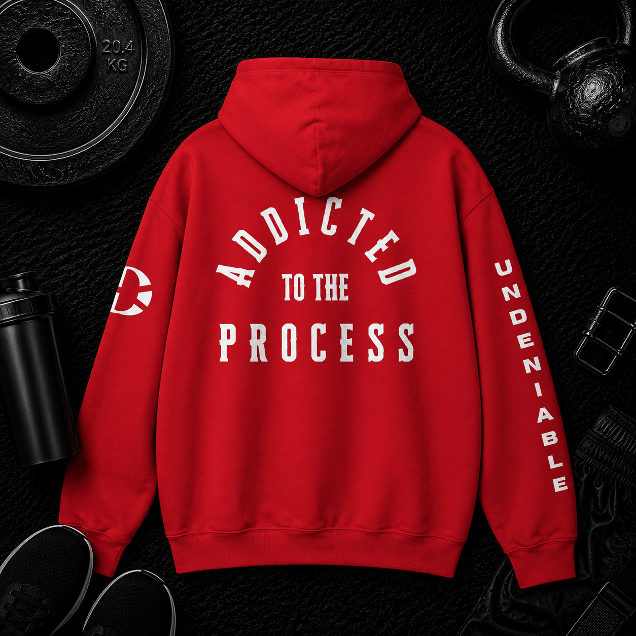 ADDICTED TO THE PROCESS HOODIE - Discipline Over Motivation 24/7