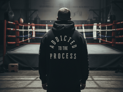 ADDICTED TO THE PROCESS HOODIE - Discipline Over Motivation 24/7
