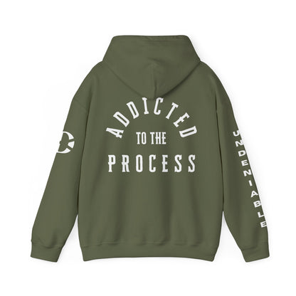 ADDICTED TO THE PROCESS HOODIE - Discipline Over Motivation 24/7