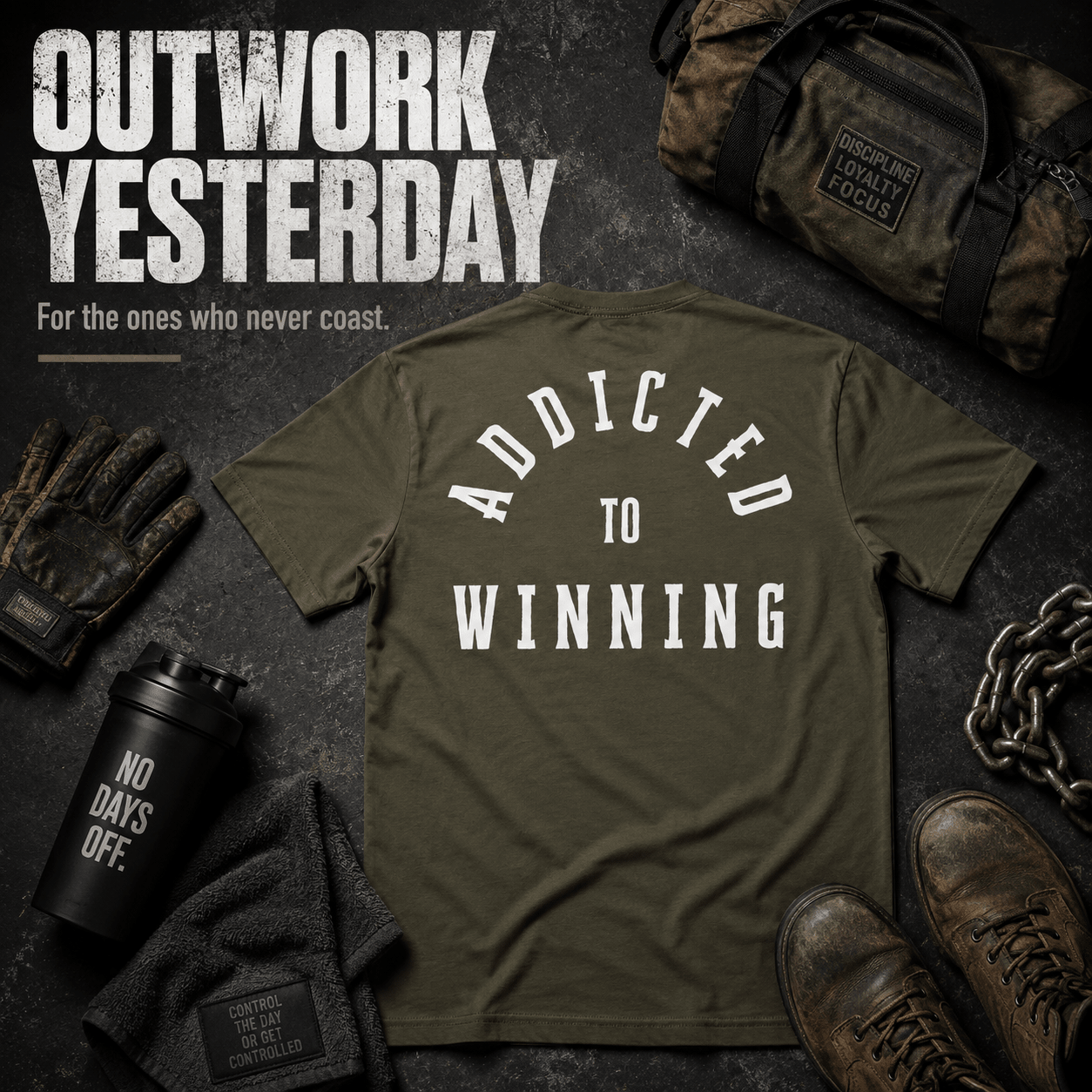 ADDICTED TO WINNING - Discipline Over Motivation 24/7