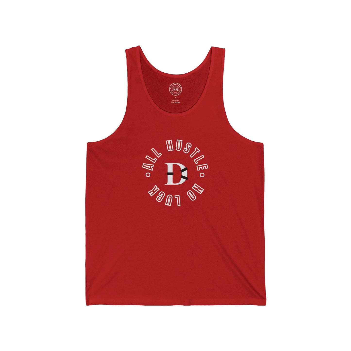 All Hustle Full Circle Tank - Discipline Over Motivation 24/7