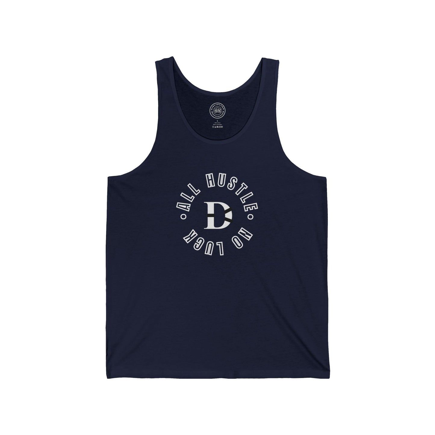 All Hustle Full Circle Tank - Discipline Over Motivation 24/7