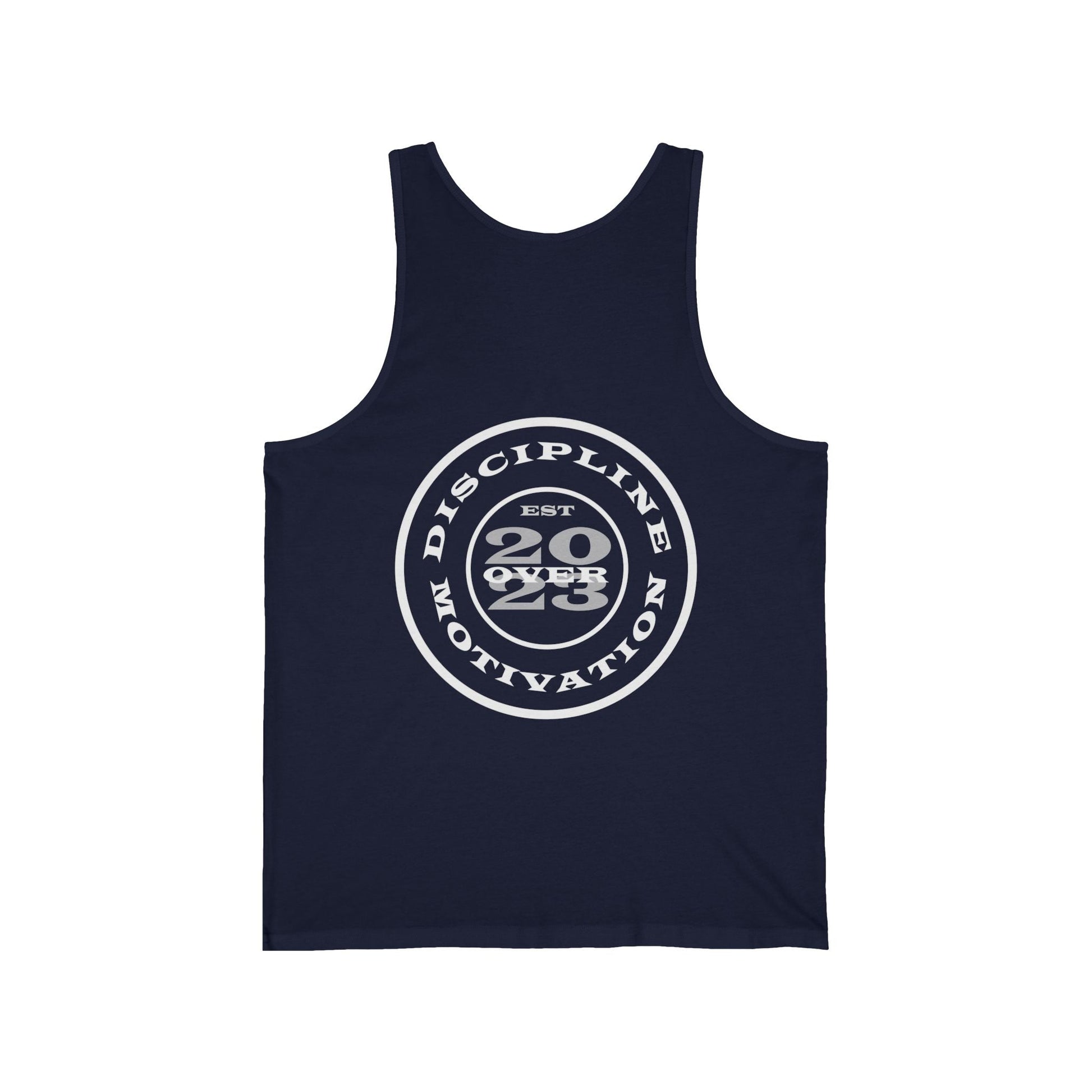 All Hustle Half Circle Tank - Discipline Over Motivation 24/7