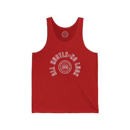 All Hustle Half Circle Tank - Discipline Over Motivation 24/7