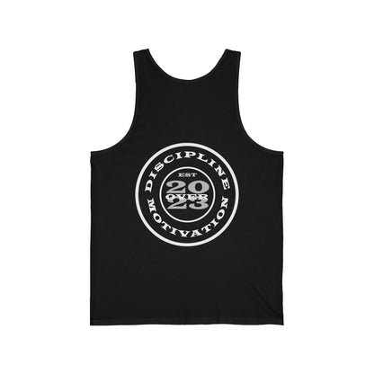 All Hustle Half Circle Tank - Discipline Over Motivation 24/7