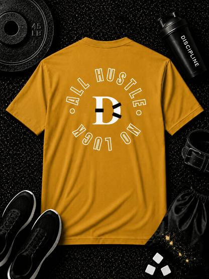 All Hustle No Luck Tee - Discipline Over Motivation 24/7
