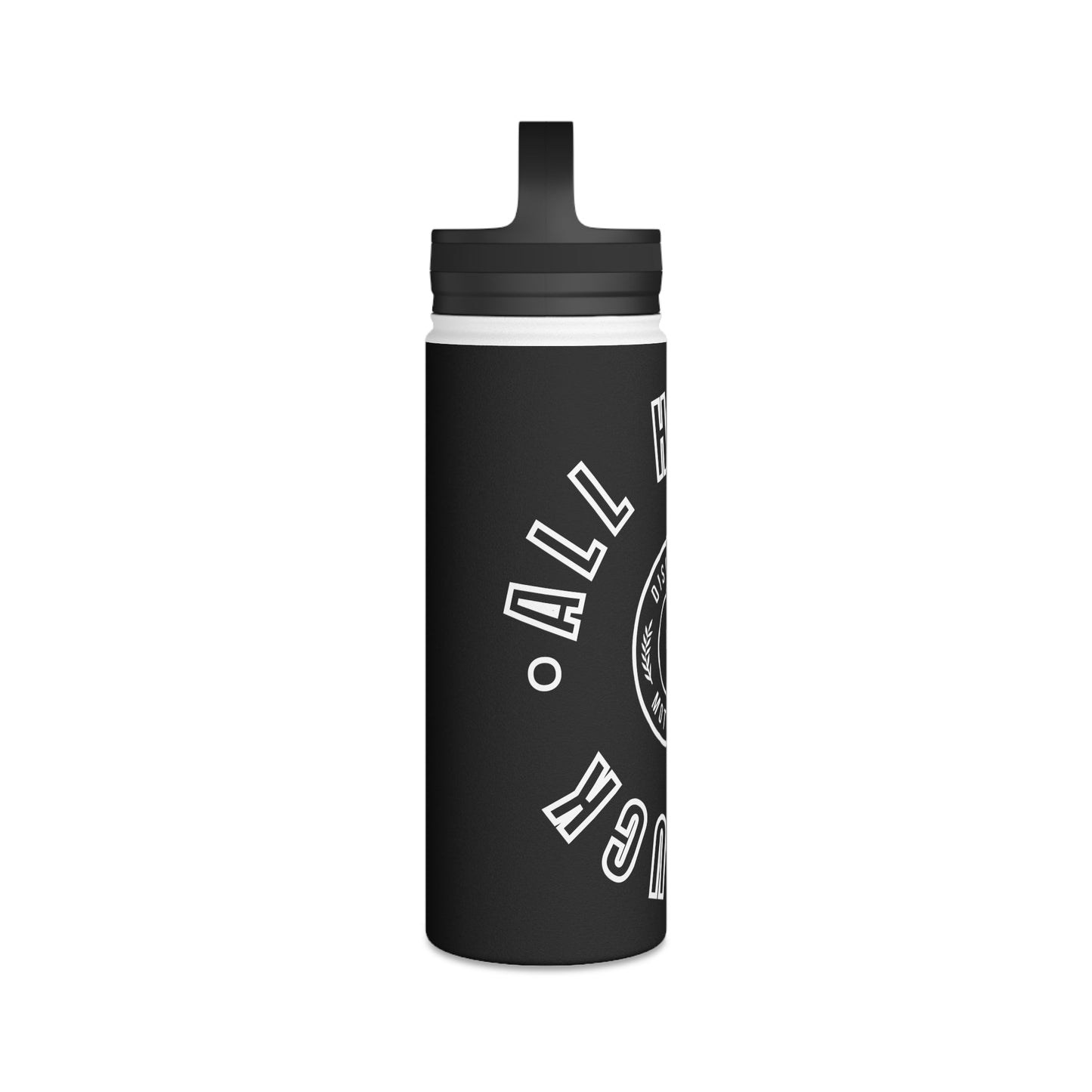 All Hustle No Luck Water Bottle - Discipline Over Motivation 24/7