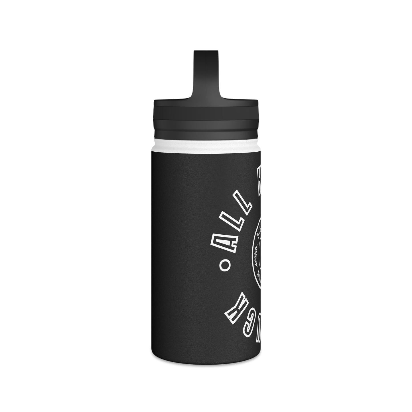 All Hustle No Luck Water Bottle - Discipline Over Motivation 24/7