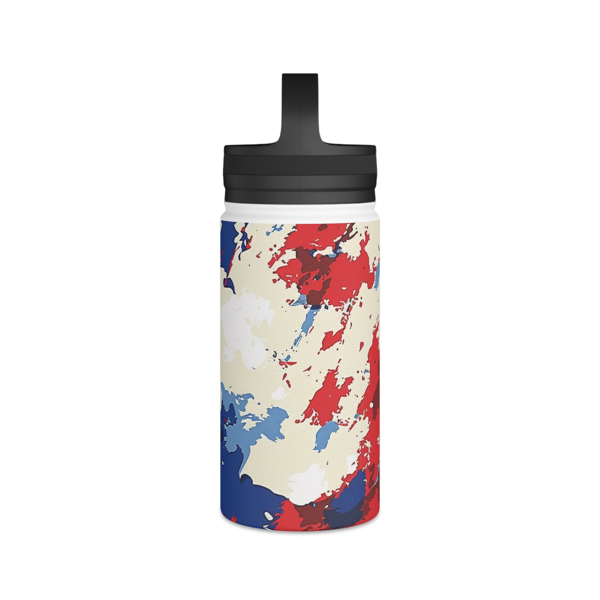 American Flag Camo Stainless Steel Water Bottle - Discipline Over Motivation 24/7