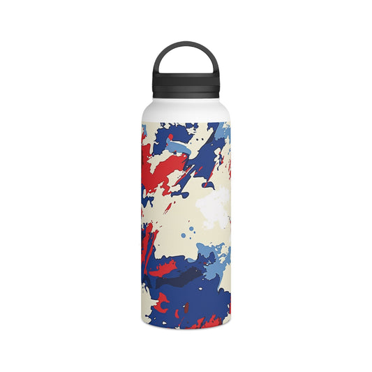 American Flag Camo Water Bottle - Discipline Over Motivation 247