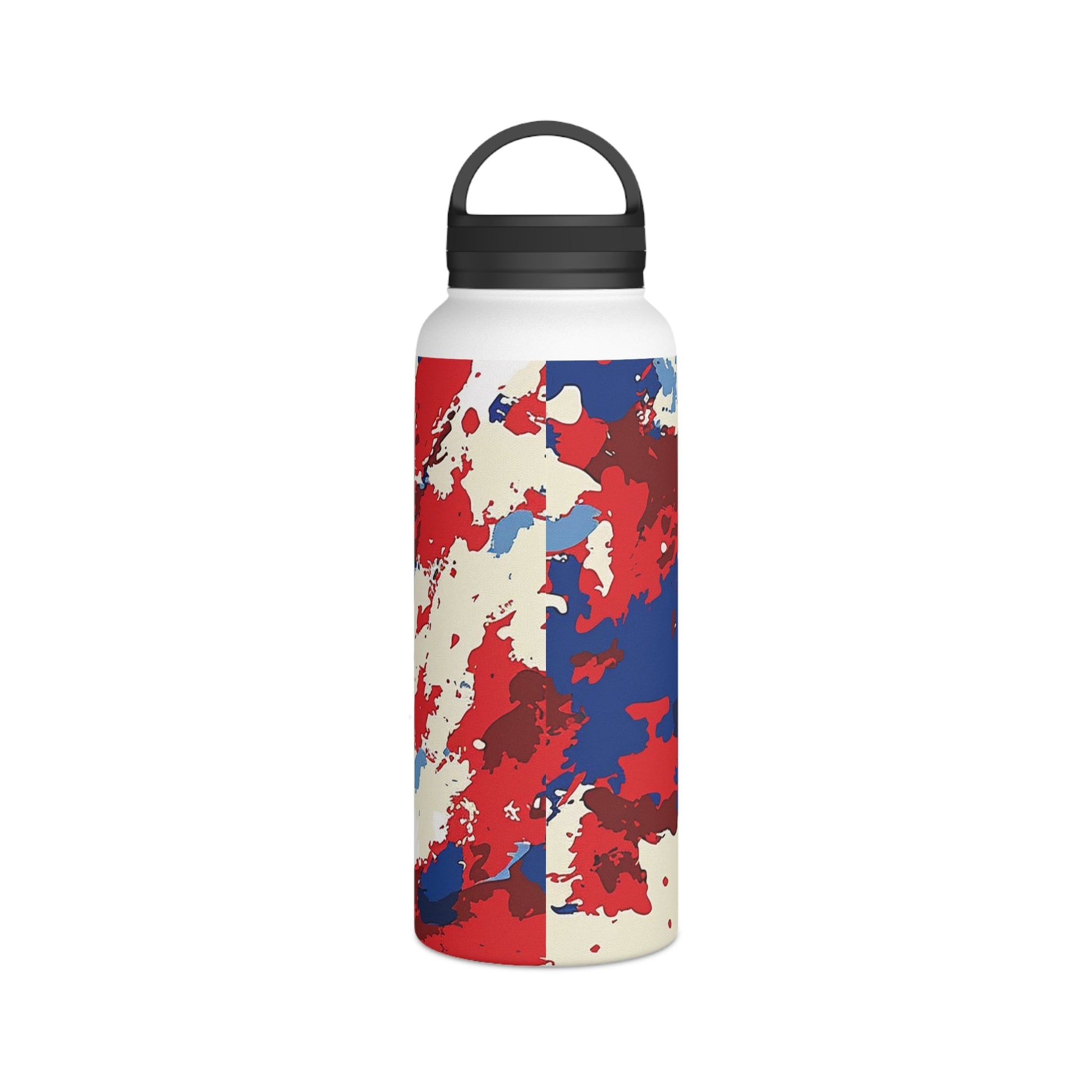 American Flag Camo Water Bottle - Discipline Over Motivation 247