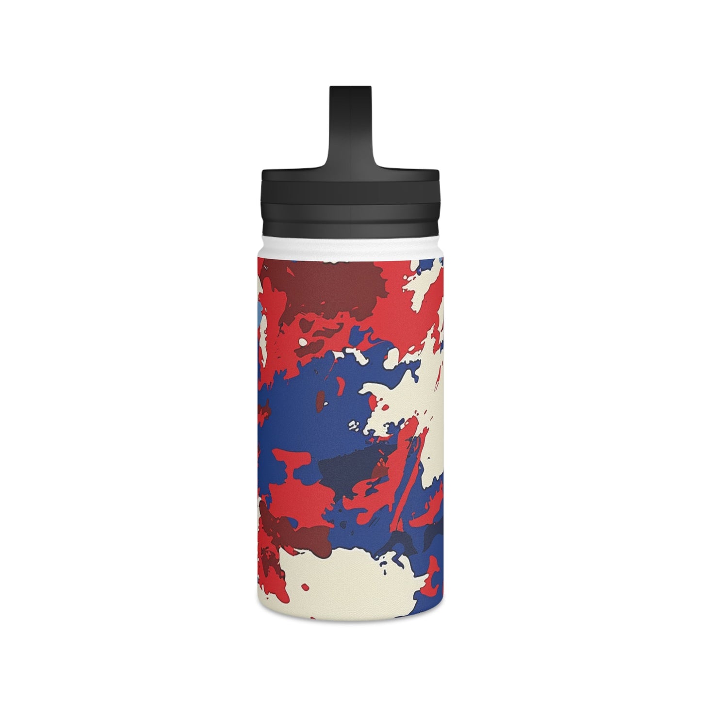 American Flag Camo Water Bottle - Discipline Over Motivation 247