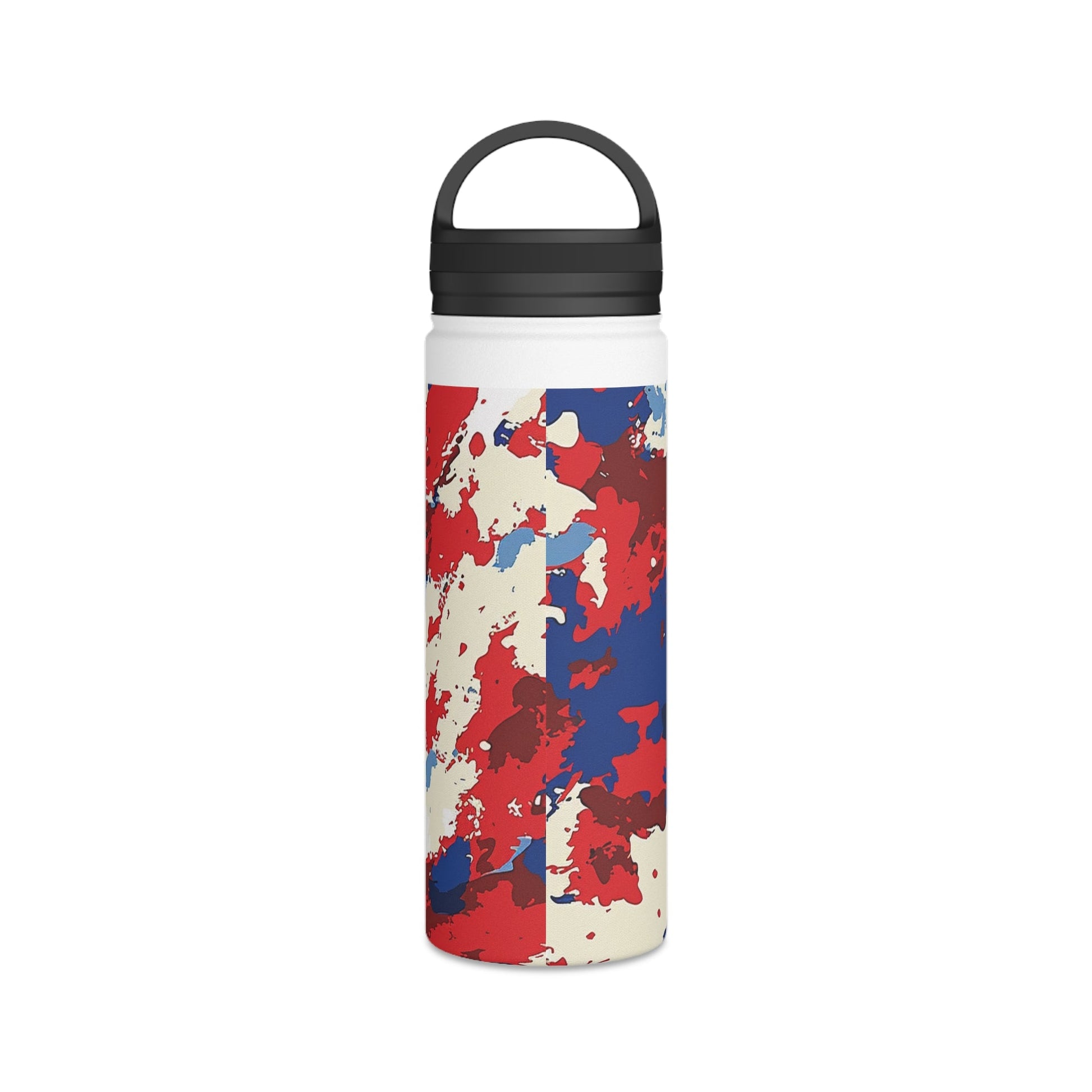 American Flag Camo Water Bottle - Discipline Over Motivation 247