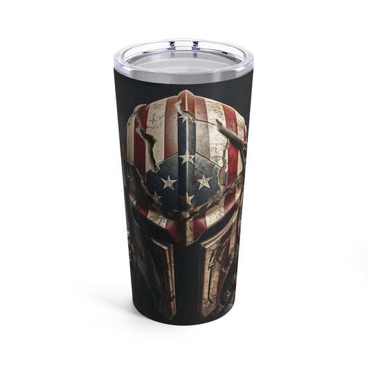 American Gladiator Tumbler 20oz - Discipline Over Motivation 247