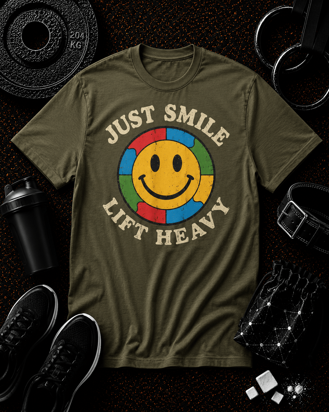 AUTISM SMILE — AWARENESS EDITION - Discipline Over Motivation 24/7