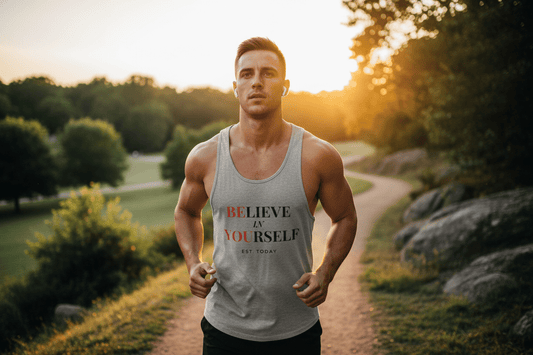 BELIEVE — MEN’S TANK - Discipline Over Motivation 24/7