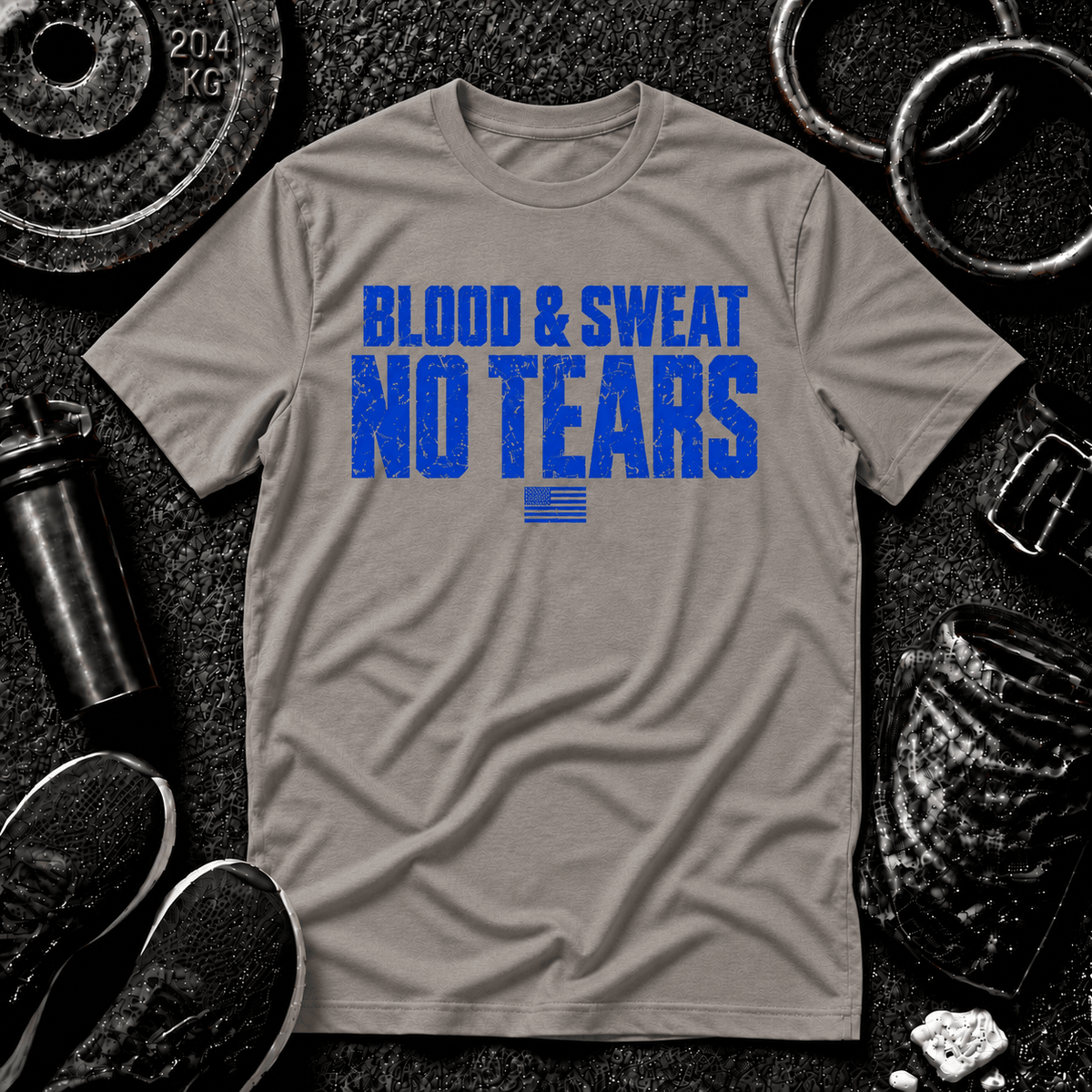 BLOOD & SWEAT. NO TEARS.™ Tee - Discipline Over Motivation 24/7