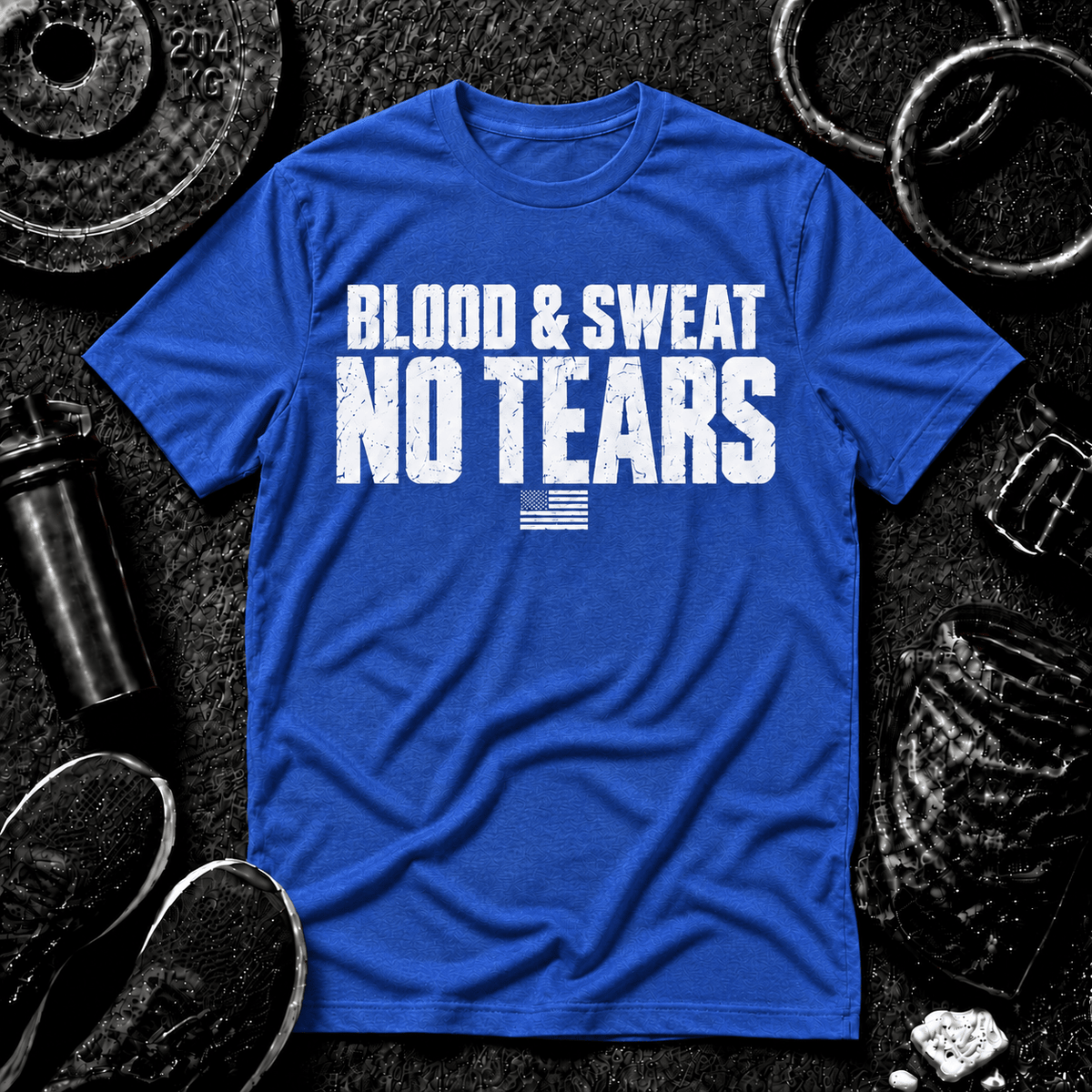 BLOOD & SWEAT. NO TEARS.™ Tee - Discipline Over Motivation 24/7