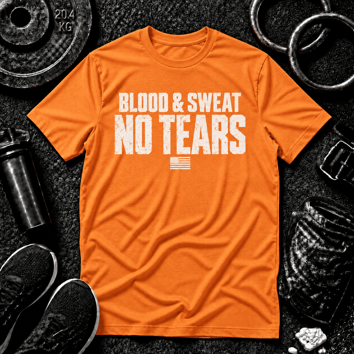 BLOOD & SWEAT. NO TEARS.™ Tee - Discipline Over Motivation 24/7