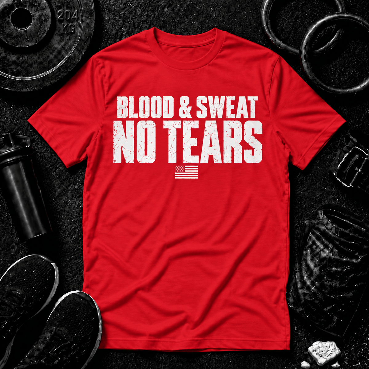 BLOOD & SWEAT. NO TEARS.™ Tee - Discipline Over Motivation 24/7