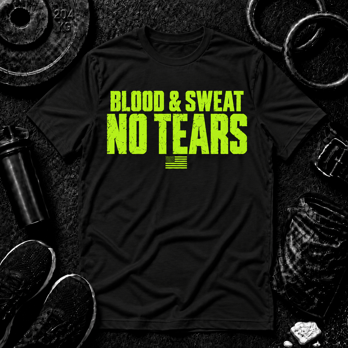 BLOOD & SWEAT. NO TEARS.™ Tee - Discipline Over Motivation 24/7