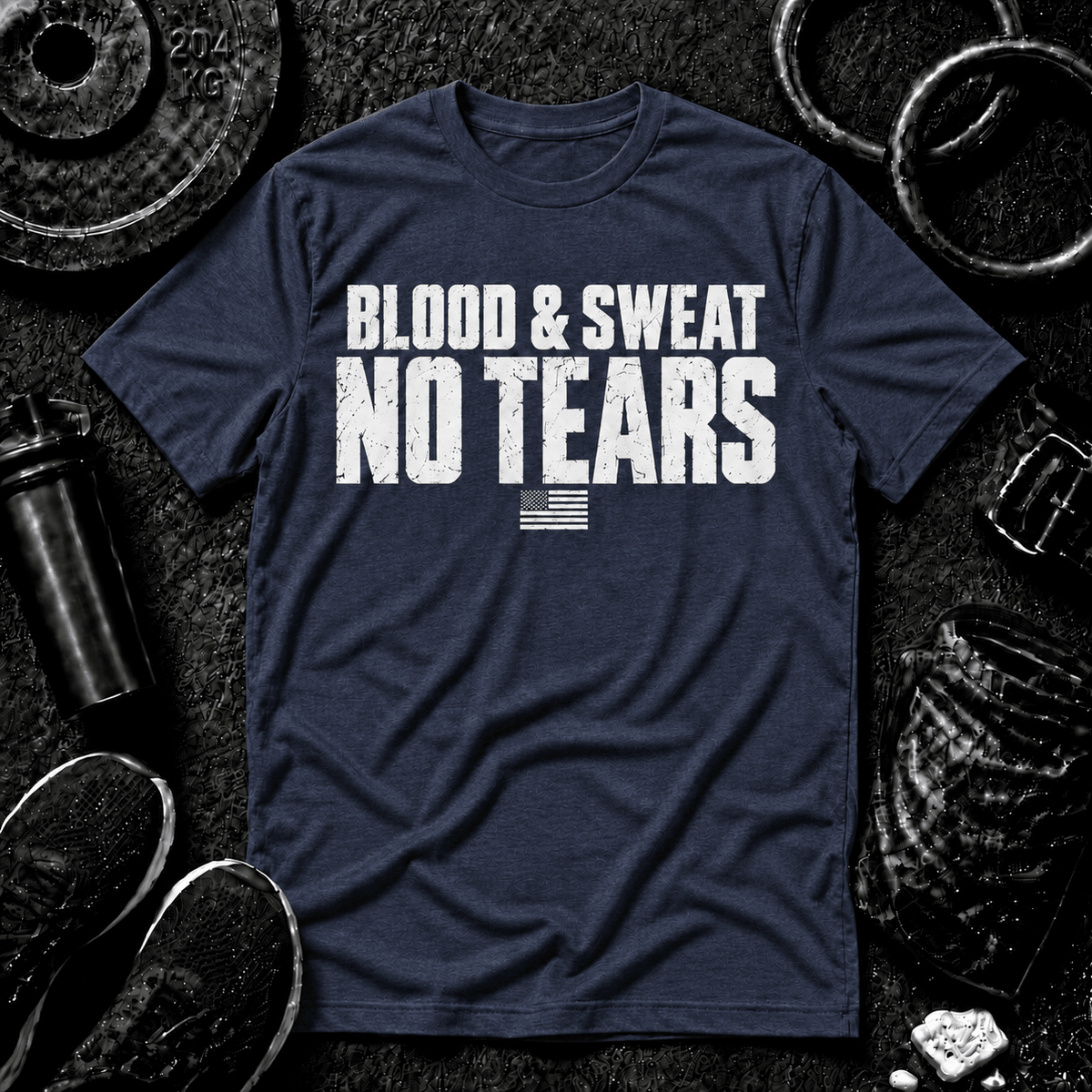 BLOOD & SWEAT. NO TEARS.™ Tee - Discipline Over Motivation 24/7