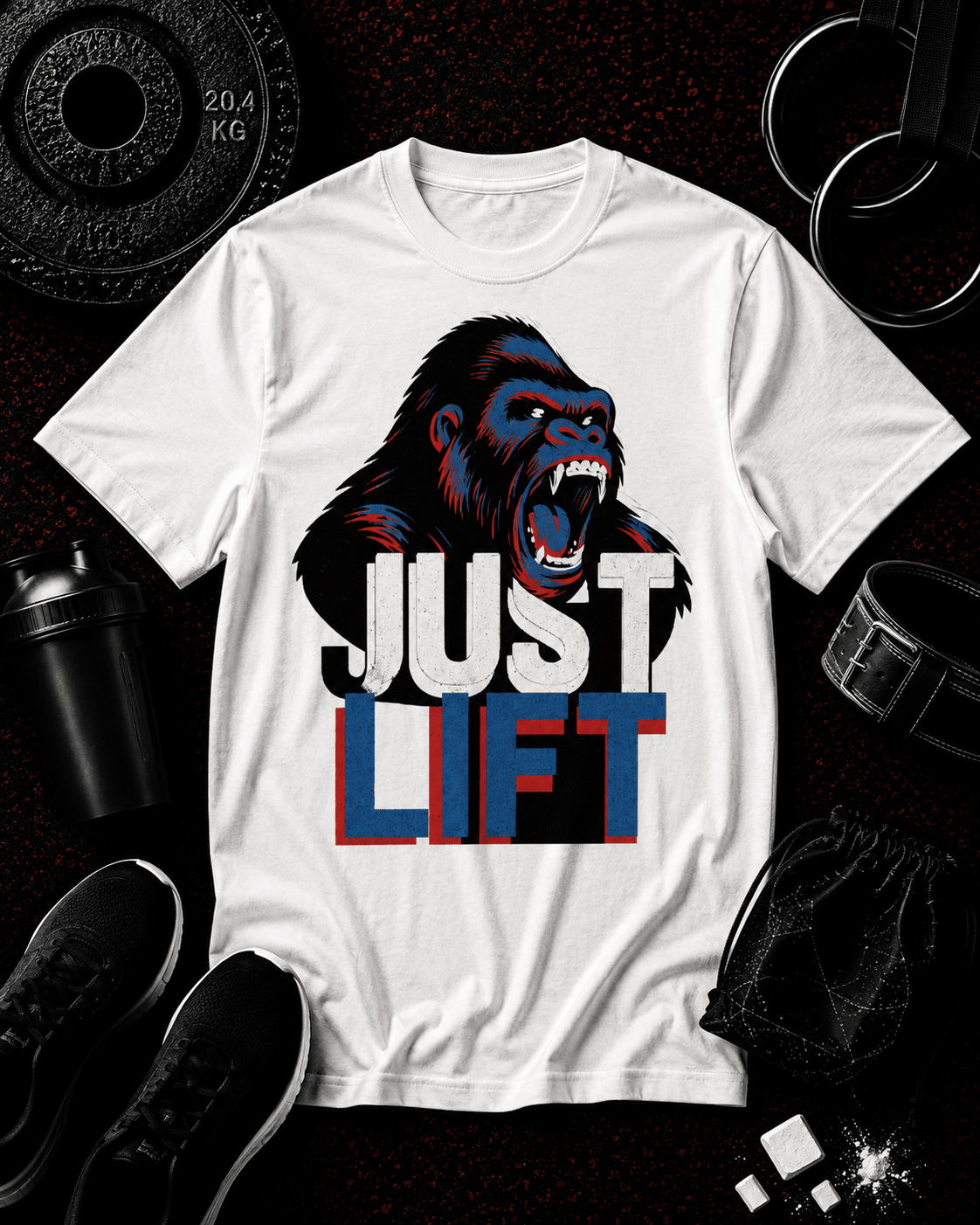 BLUE JUST LIFT - Discipline Over Motivation 24/7