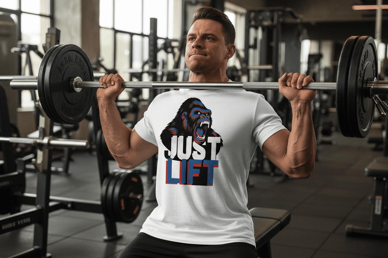 BLUE JUST LIFT - Discipline Over Motivation 24/7