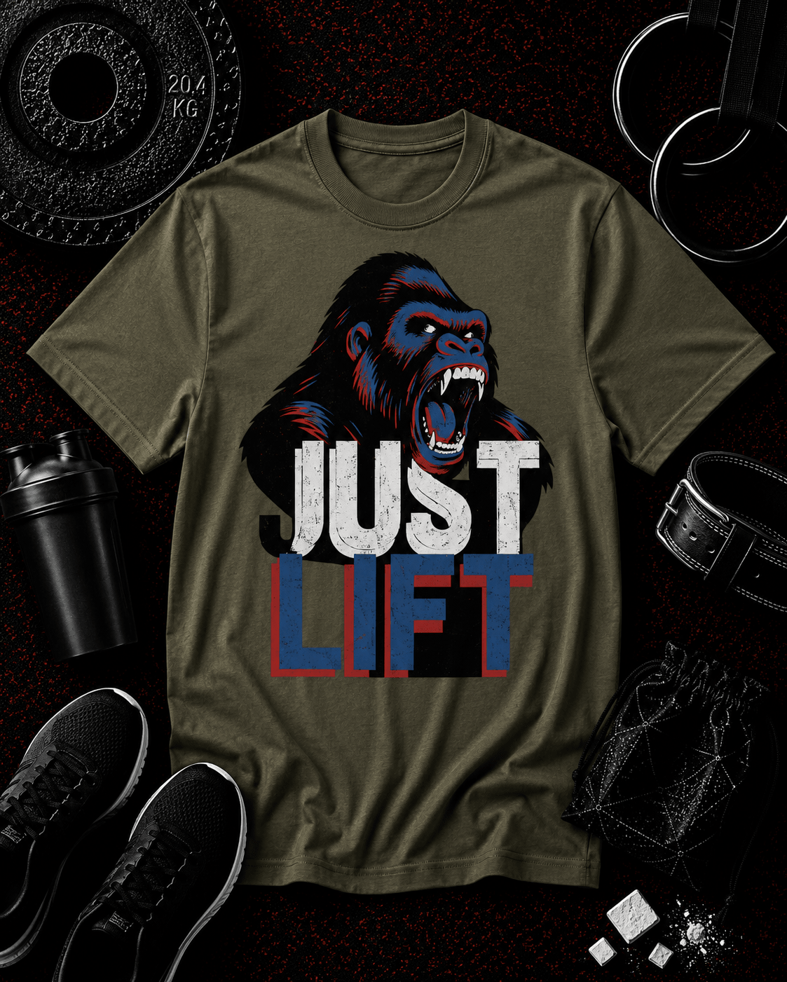 BLUE JUST LIFT - Discipline Over Motivation 24/7