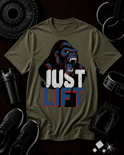 BLUE JUST LIFT - Discipline Over Motivation 24/7